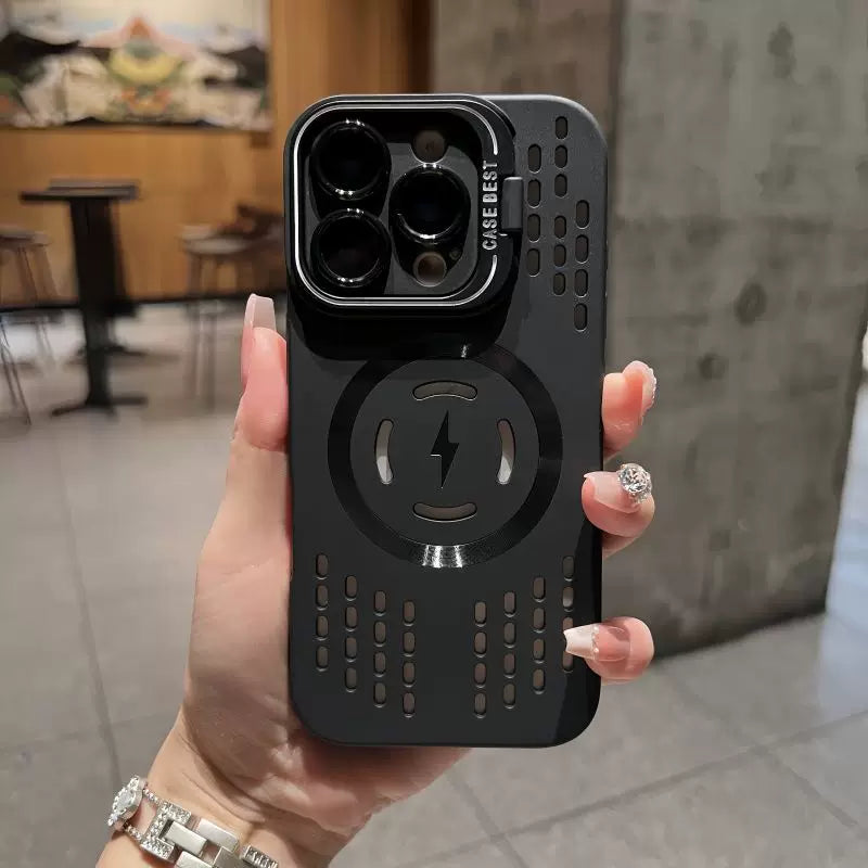 Apple 16ProMax cib telefonu üçün uyğun yay yeni donma nöqtəsi nəfəs ala bilən qabıq yeni iPhone15pro/14plus maqnit doldurma 13 qoruyucu örtük 12 sadə və yüksək səviyyəli düşməyə qarşı 11 kişi və qadın