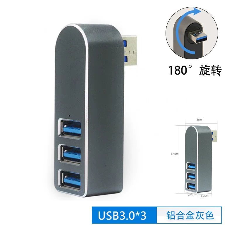 usb genişləndirici kompüter hub splitter typec laptop avtomobil hub adapteri usp simsiz