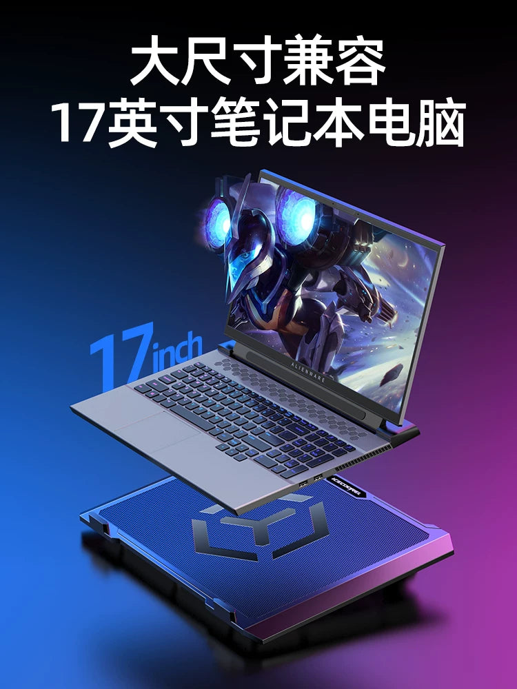 Core Ice S511 Notebook Radiator Baza Su Soyutma 14-düymlük Braket Lövhəsi Oyun Noutbukunun Egzoz Ventili Noutbuk Soyutma Lenovo Asus Dell HP Xiaomi Planşetinə uyğundur