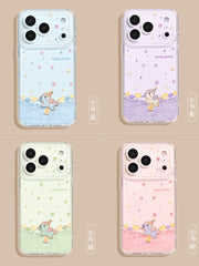 Uston Apple 17promax mobil telefon qutusu üçün uyğundur yeni iphone17 lanyard ilə 16 yağlı boya pony 15 cute pro hər şey daxil maks düşməyə qarşı 14 qadın 12 narıncı 13 şəffaf 17pro dəst