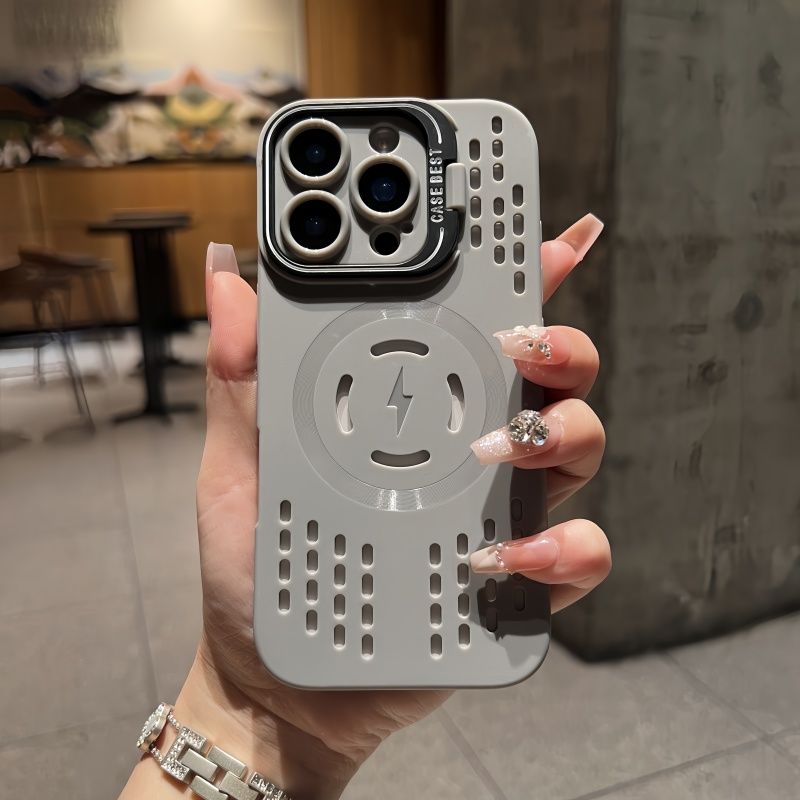 Apple 16ProMax cib telefonu üçün uyğun yay yeni donma nöqtəsi nəfəs ala bilən qabıq yeni iPhone15pro/14plus maqnit doldurma 13 qoruyucu örtük 12 sadə və yüksək səviyyəli düşməyə qarşı 11 kişi və qadın