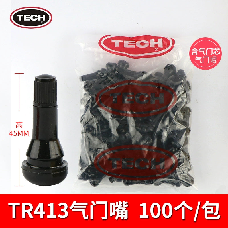 Orijinal mallar Tek rezin klapan Avtomobil təkəri Vakuum təkəri Şişmə klapan Əsas hava ucluğu TR413 414