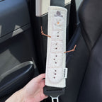 2025 Dizayner Orijinal Saf Pambıq Niş Stil Əl istehsalı Avtomobil Daxili Təhlükəsizlik Kəməri Çiyin Yastığı Koreya Kişi və Qadın Dekorları