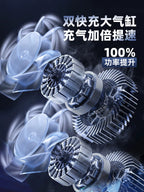 Deli Avtomobil Hava Pompası Avtomobil İki Silindrli Portativ Avtomobil Yüksək Təzyiqli Yüksək Güclü Təkər Avtomatik Hava Pompası