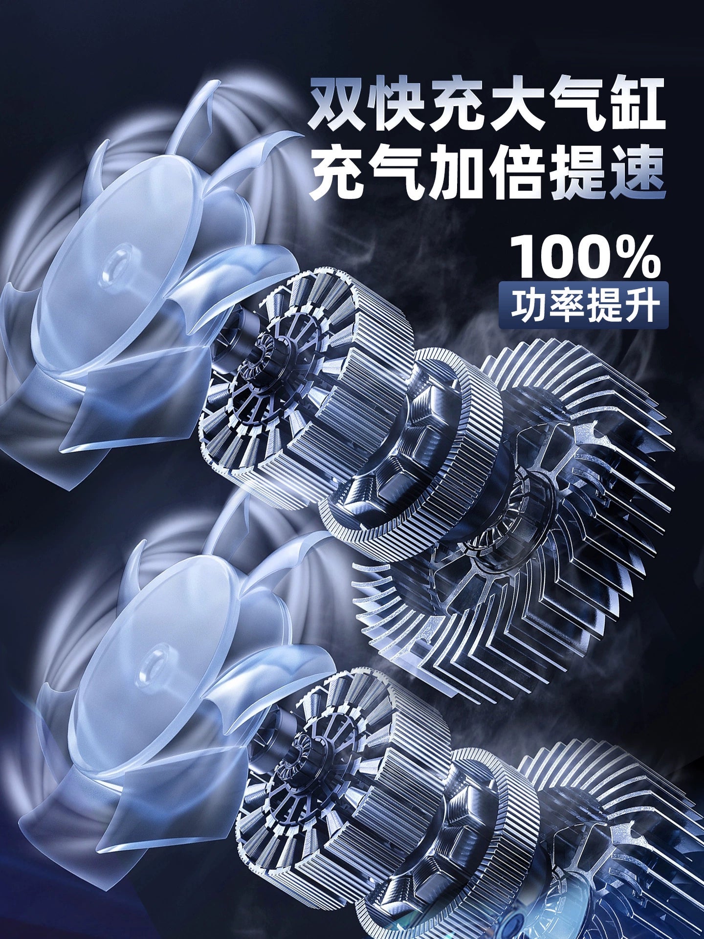 Deli Avtomobil Hava Pompası Avtomobil İki Silindrli Portativ Avtomobil Yüksək Təzyiqli Yüksək Güclü Təkər Avtomatik Hava Pompası