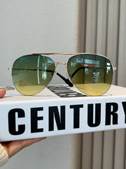 Kişilər və qadınlar üçün Aviator günəş eynəkləri, böyük üzlər üçün toad eynəkləri, sürmə və sürmək üçün anti-UV fərdiləşdirilmiş yarım çərçivəli gün eynəkləri, moda