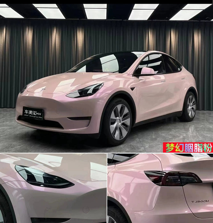 Pethuayue Pudra Rəng Dəyişən Film Tam Avtomobil Qapağı Fantaziya Vulkanik Kül Avtomobil Filmi Rəng Dəyişən Parlaq Qara Tpu Görünməz Avtomobil Filmi