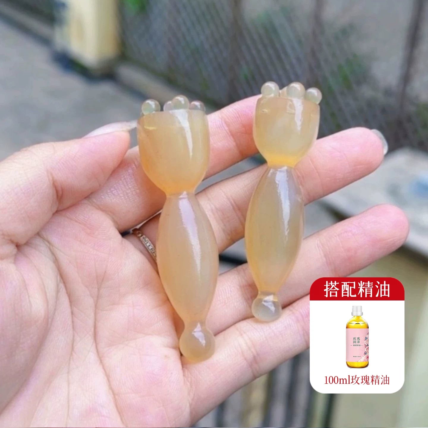 Suzaku Üç Peks Aləti Qoyun Xarakterli Göz Lotus Toxumu Tıxacı Akupressur Çubuğu Göz Qara Halqaları Göz Torbaları İncə Xətlər