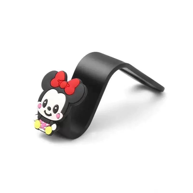 Avtomobil Oturacağı Arxa Arxa Qarmaq Cizgi filmi Sevimli Oturacaq Arxa Qarmaq Çoxfunksiyalı Avtomobil Daxili Dekorasiya Kiçik Qarmaq Yaradıcı