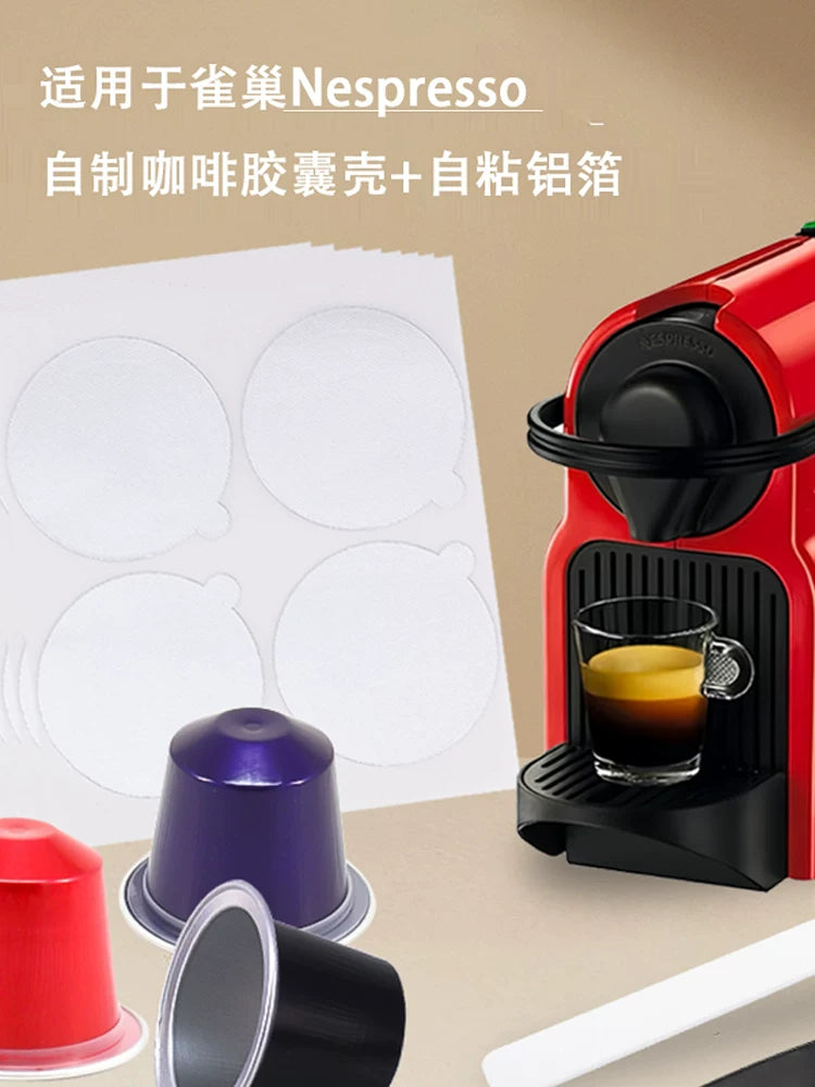 Nestlé Nespresso üçün birdəfəlik qəhvə qabığı ilə doldurulmuş qəhvə kapsul qabığı Öz qəhvənizi hazırlayın