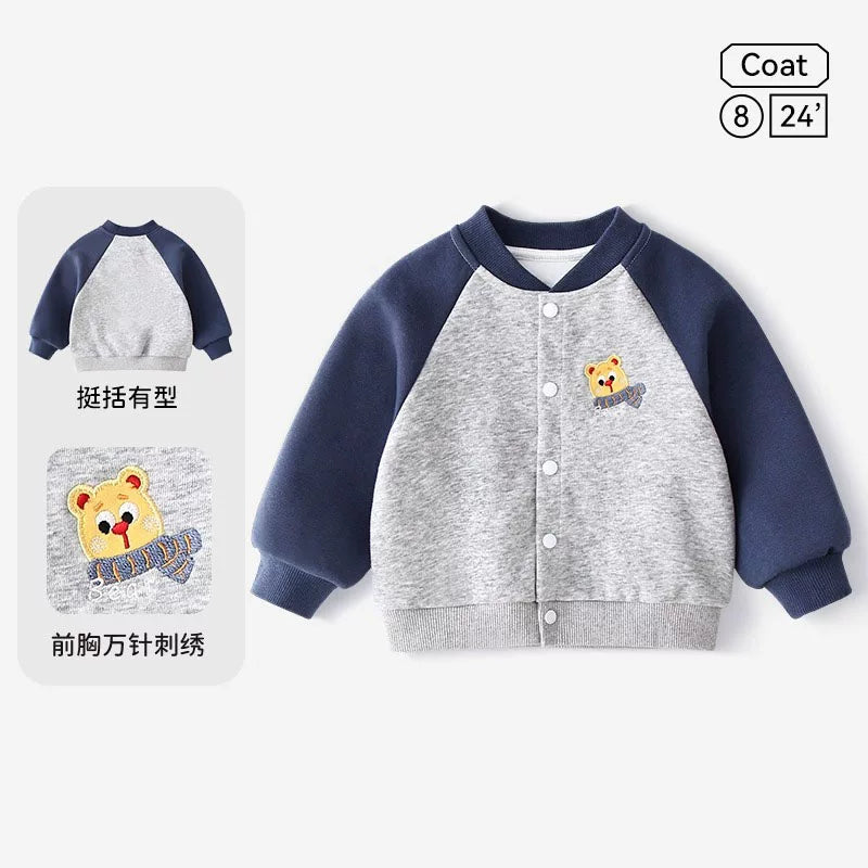 Alman uşaq gödəkçəsi, yeni payız stili, körpə beysbol gödəkçəsi, qızlar üçün erkən payız topu, körpə yaz və payız geyimləri