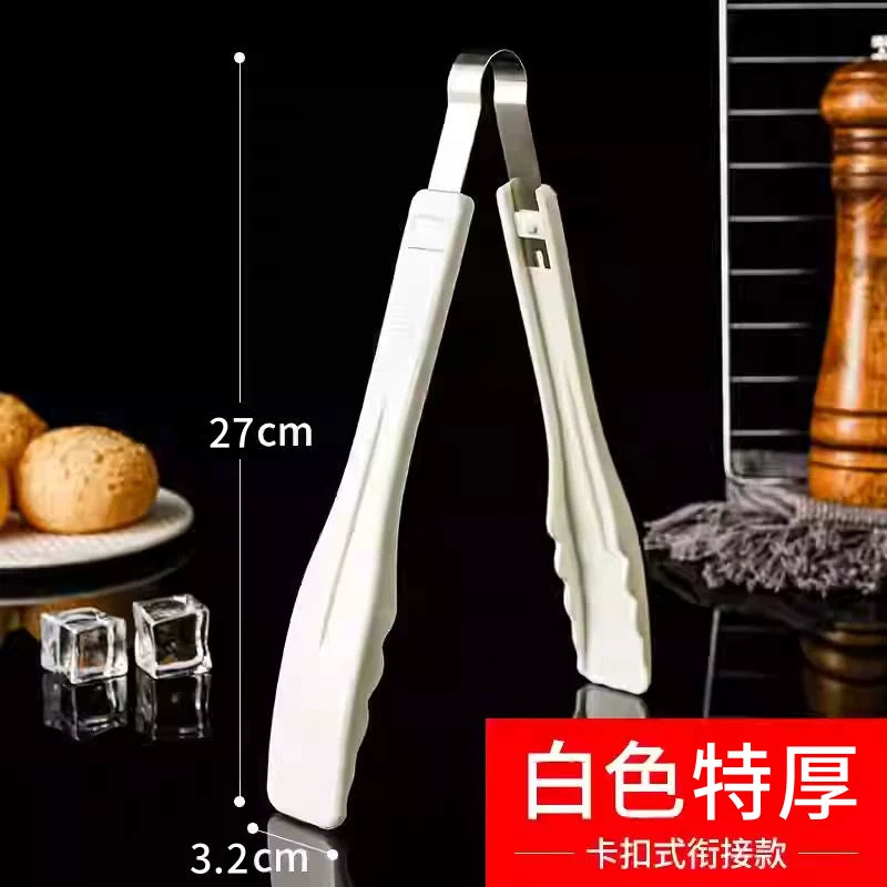 Əlavə qalın PC yemək klipi plastik klip mətbəx çörək klipi tort klipi bufet klipi şəffaf ağ ədviyyatlı hotpot klipi