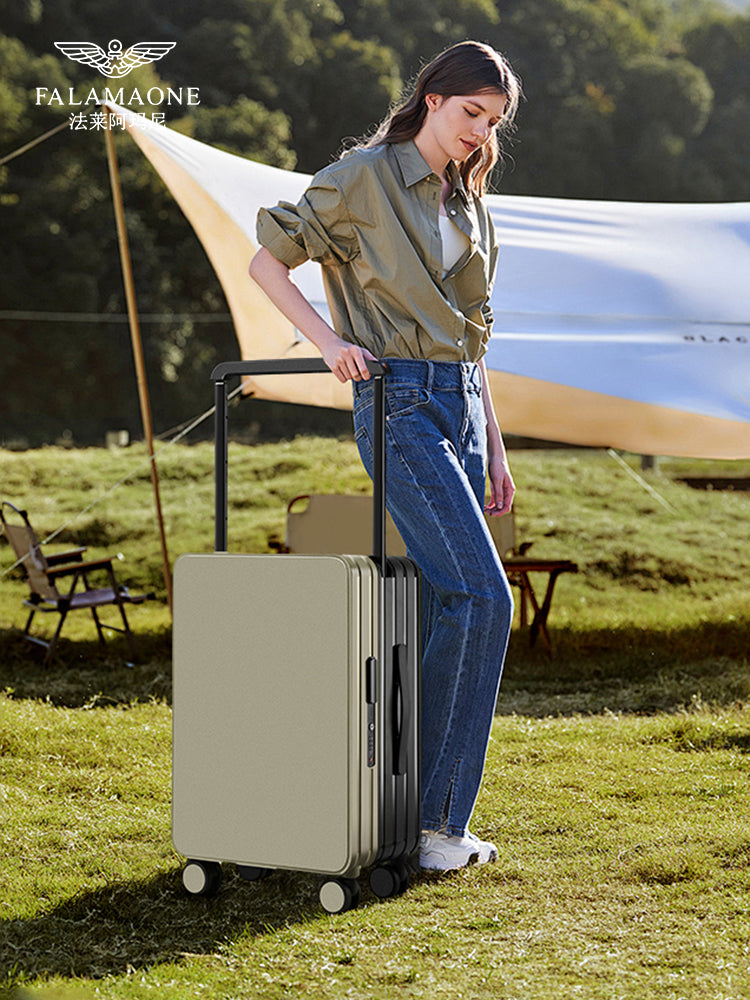 Fala Armani Multifunctional Women's Suitcase 20 Inch Trolley Bag 2025 New Travel Suitcase Men's Universal Wheel Silent
