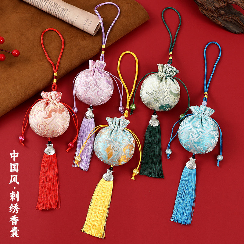 Əjdaha Qayıq Festivalı paketi portativ qədim üslublu çanta boş çanta yüksək səviyyəli əl istehsalı Hanfu pul kisəsi lavanda mugwort səyahət hədiyyəsi
