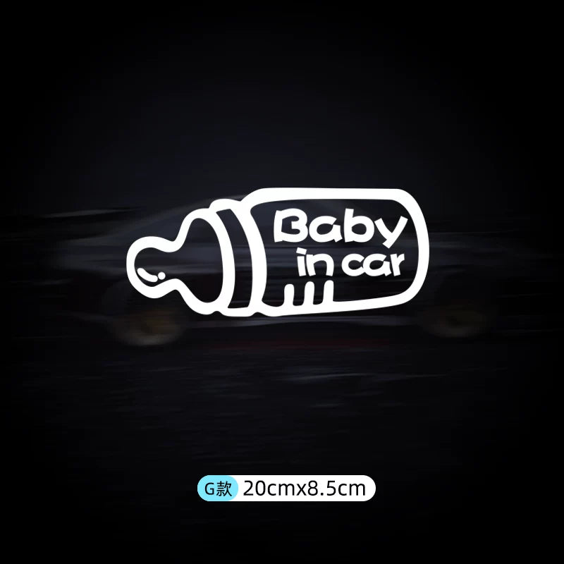 Avtomobildəki körpə stikerləri, avtomobildəki körpələr və uşaqlar üçün xəbərdarlıq stikerləri.