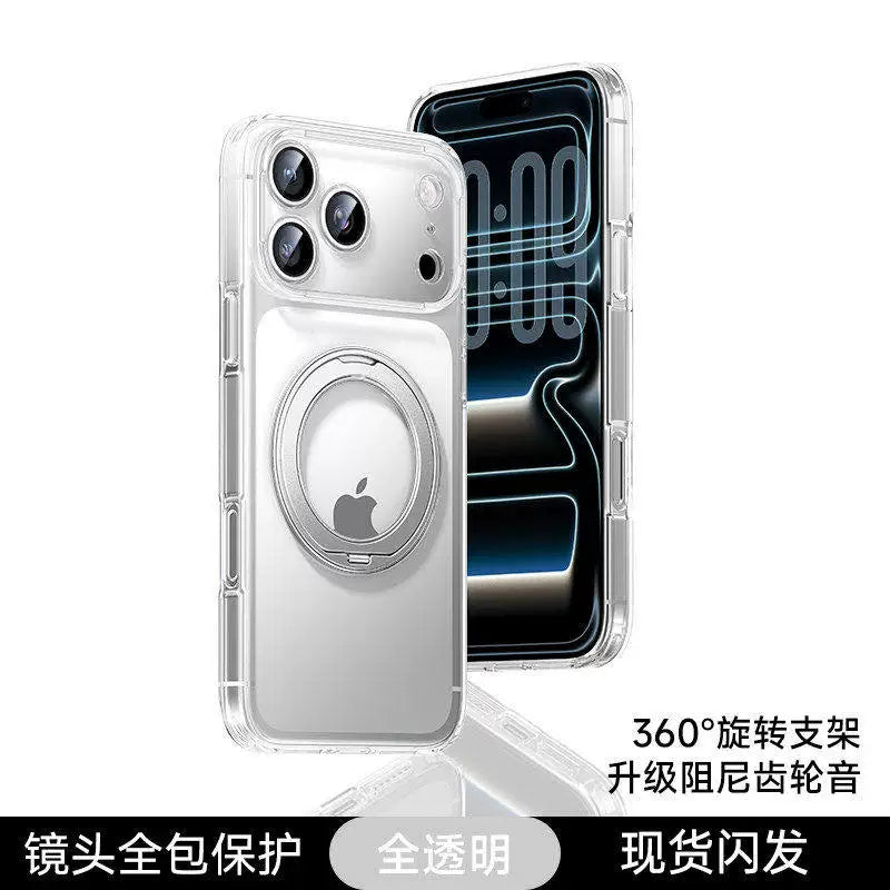 İlk qoruyucu dayaq qabığı Apple 17ProMax mobil telefon qutusu üçün uyğundur yeni iPhone17 lens hər şey daxil olmaqla 16Pro yıxılmağa qarşı 15PM qoruyucu qutu 14 mötərizə ilə maqnit ip17p 13 şəffaf super isti