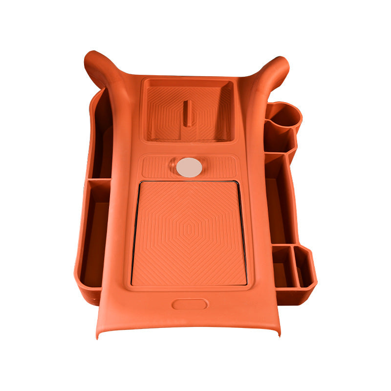 AITO üçün uyğundur, dünyadan soruşun M9 Restoration mərkəzi idarəetmə simsiz doldurma silikon yastığı, avtomobil bəzək aksesuarlarını qorumaq üçün sürüşməyə qarşı pad