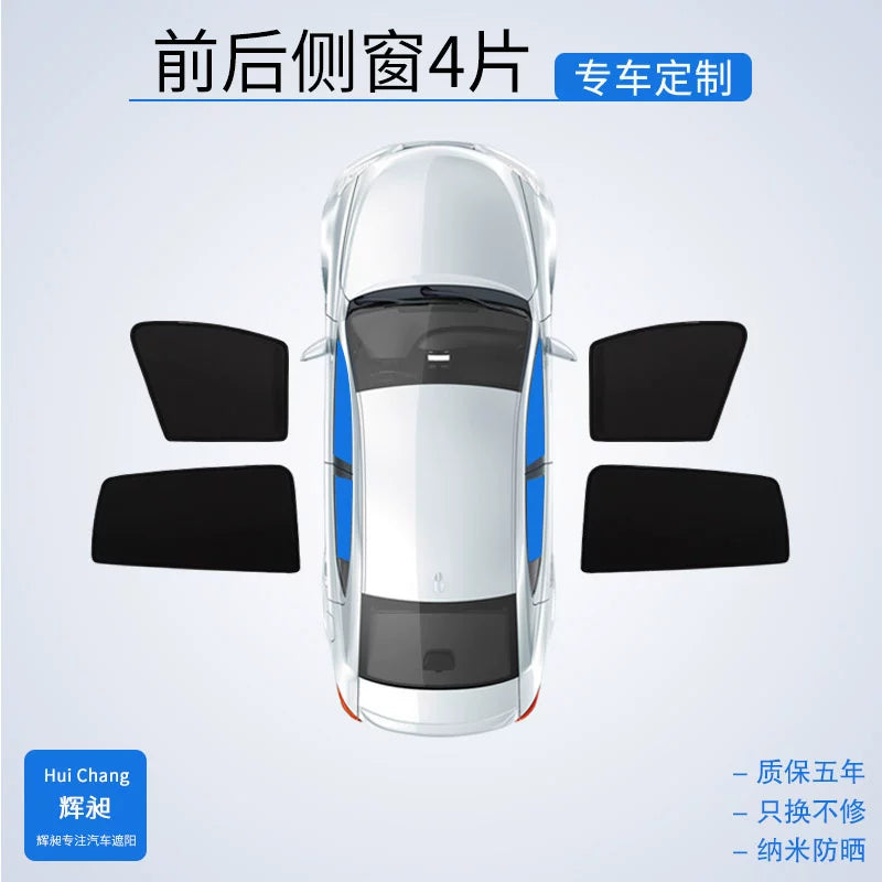 Aion V Tyrannosaurus Rex Xüsusi Günəş Çərçivəsi Avtomobil Yan Pəncərə Pəncərəsi Gizlilik Maqnit Tor Ağcaqanad Qoruyucu Günəşdən Qoruyucu İstilik İzolyasiyası Baffle