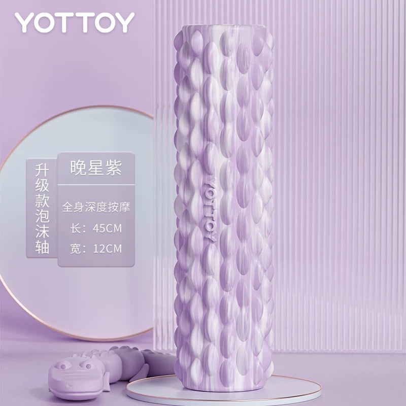 YOTTOY köpük roller əzələ rahatlaması arıqlama gürz masaj rulonu peşəkar geri yuvarlanan artefakt fitness yoga sütunu