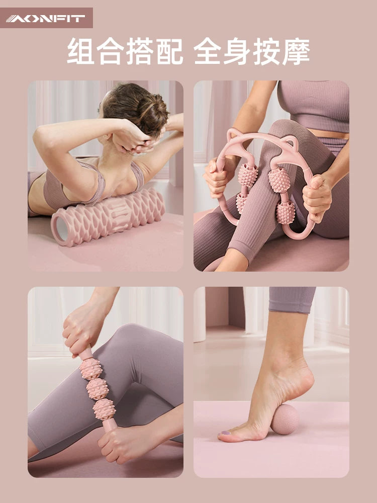 Köpük roller əzələ rahatlaması arıqlayan ayaq roller professional gürz dana ayağı masaj roller artefakt yoga avadanlığı