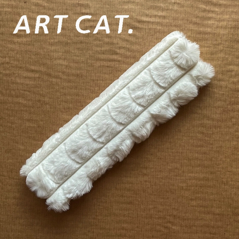 Art Cat Avtomobil Təhlükəsizlik Kəməri Çiyin Yastığı Qapağı Minimalist DIY Aşınmaya Qarşı Geyim Boğulmaya Qarşı Boyun Qoruyucu Qapaq Bütün İl Boyu Neytral