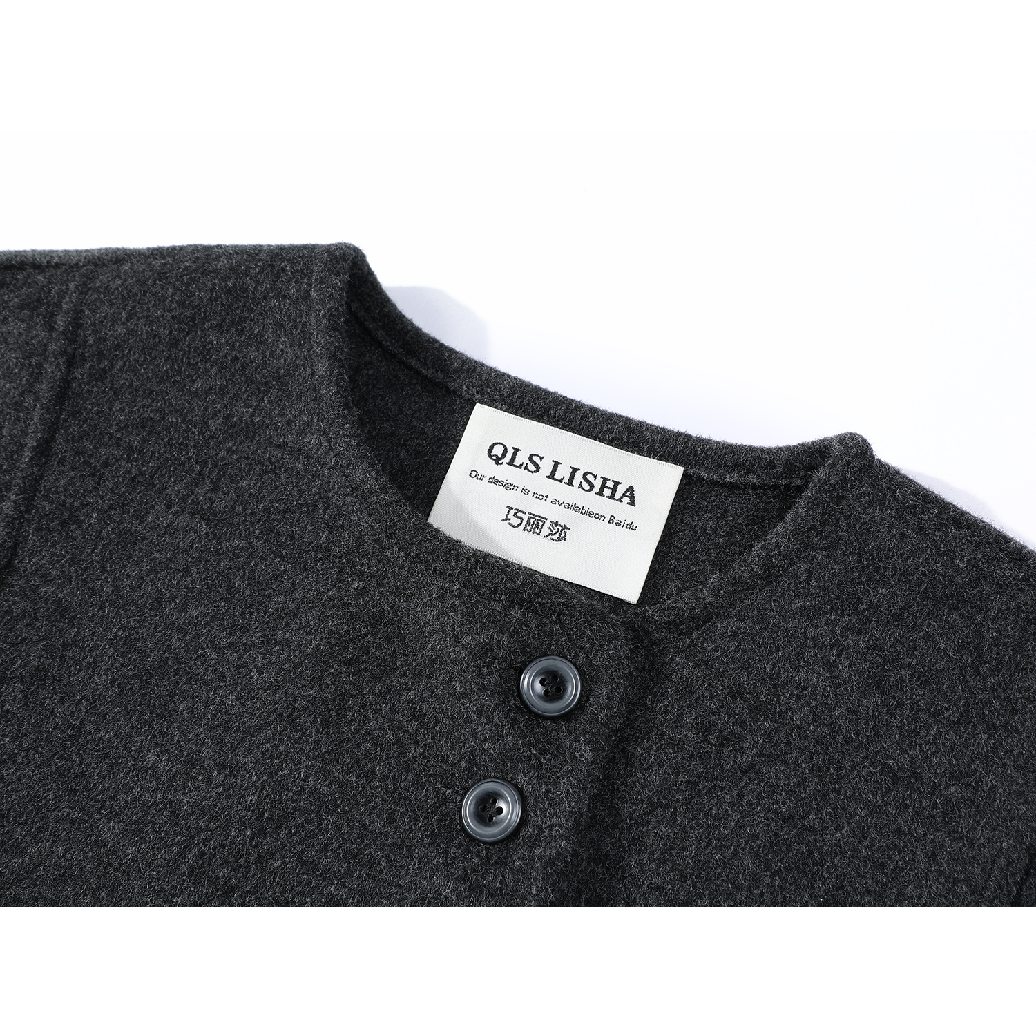 Cholisa Hepburn üslubunda çoxfunksiyalı yun palto, yeni Koreya üslubunda, yüksək səviyyəli və zərif payız və qış yun palto, qısa üslub