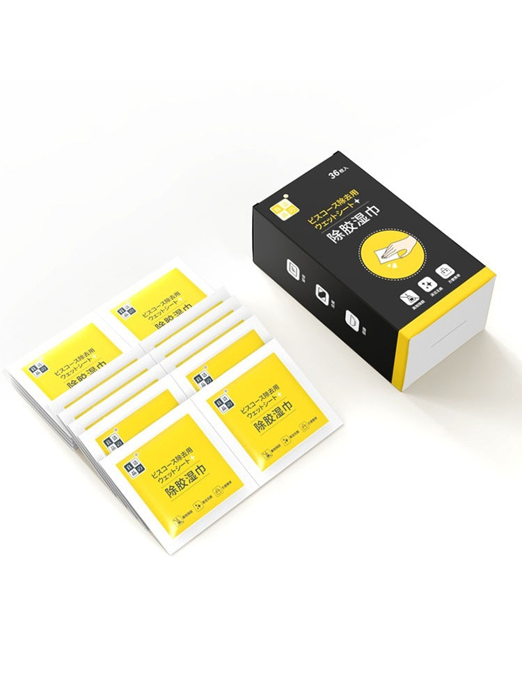 Yapon Orijinal Yapışqan Təmizləyici Salfetlər Ev üçün Yapışqan Təmizləyici Agent Universal Avtomobil Yapışqanını Təmizləmə Əlverişli Gadget Yapışqan Sticker Şüşə Ofset Çap