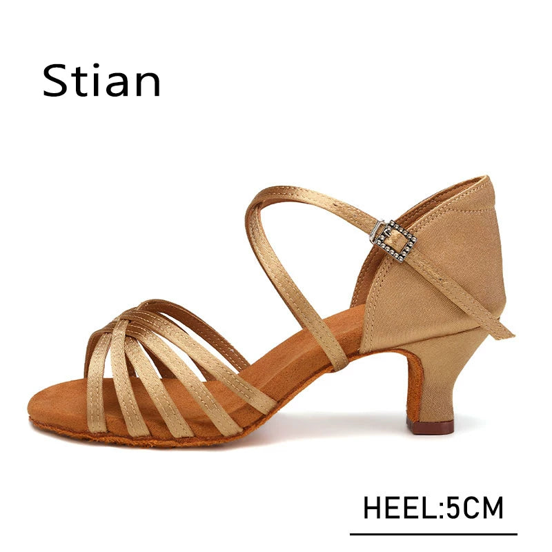 Qadın Latın Rəqs Ayaqqabıları Yüksək Heels Tango Party Rəqs