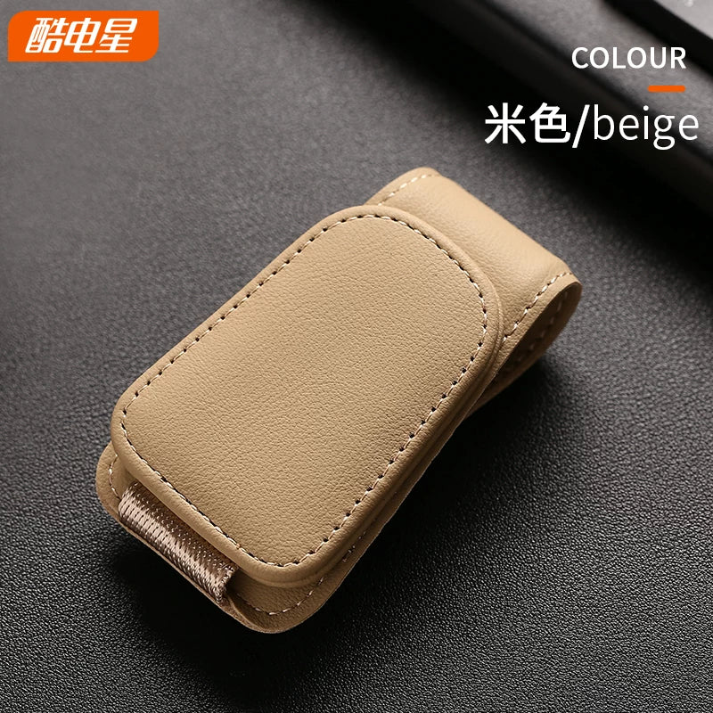 Avtomobil günəş eynəyi klipsi, günəşdən qoruyucu təşkilatçı, sürücü tərəfindəki günəş eynəyi üçün çoxfunksiyalı klip.