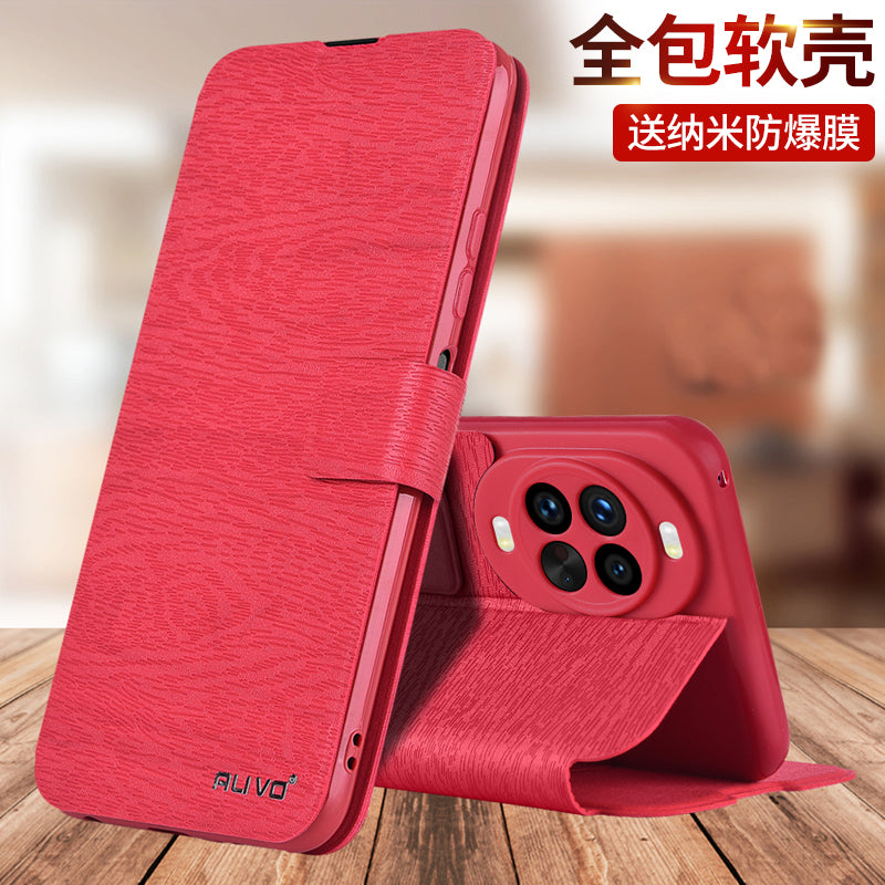 Huawei nova16 mobil telefon qutusu nova15 qutu nova14 canlılıq versiyası flip qapaq navo13pro qoruyucu dəri qutu nove16Ultra düşməyə qarşı hər şey daxil note16 yeni 60z kişi və qadınlar üçün uyğundur