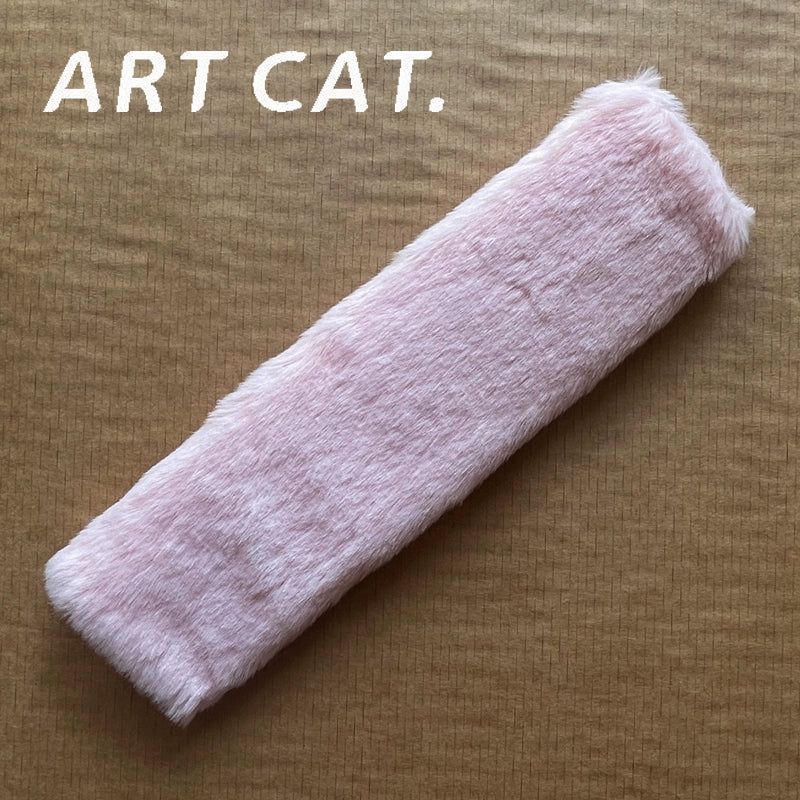 Art Cat Avtomobil Təhlükəsizlik Kəməri Çiyin Yastığı Qapağı Minimalist DIY Aşınmaya Qarşı Geyim Boğulmaya Qarşı Boyun Qoruyucu Qapaq Bütün İl Boyu Neytral