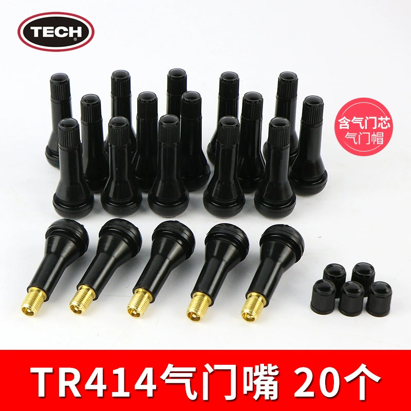 Orijinal mallar Tek rezin klapan Avtomobil təkəri Vakuum təkəri Şişmə klapan Əsas hava ucluğu TR413 414