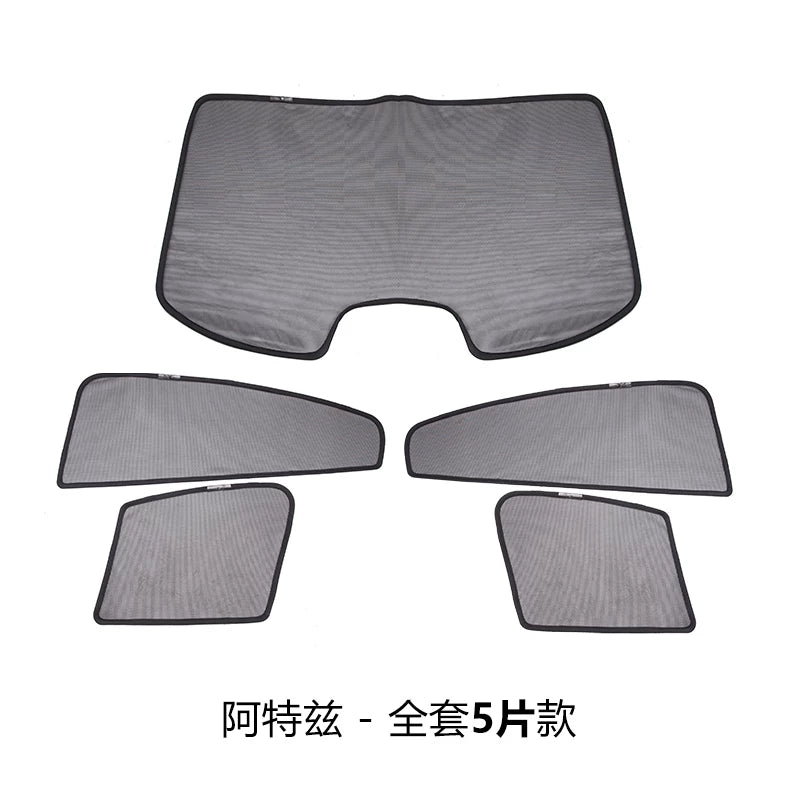 İstilik izolyasiyası və maqnit günəşdən qoruma ilə təchiz olunmuş Mazda 2014-2021 Atenza pəncərə günəşdən qoruyucu modifikasiyası üçün uyğundur.