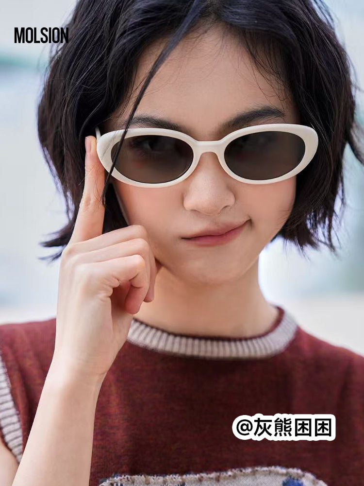 [Zhang Linghe ilə eyni üslub] 618 Böyük Satış Mosen Yumurta Eynəyi Kişilər və Qadınlar üçün Polarizasiyalı Günəş Eynəyi Günəşdən Qoruyucu Günəş Eynəyi MM3010