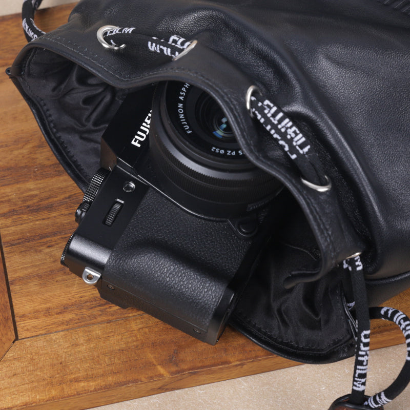 Fuji kamera çantası XT30 üçüncü nəsil ikinci nəsil xt50 qoyun dərisi çantası X100ViXS20 daxili çanta saxlama XM5 üçün uyğundur