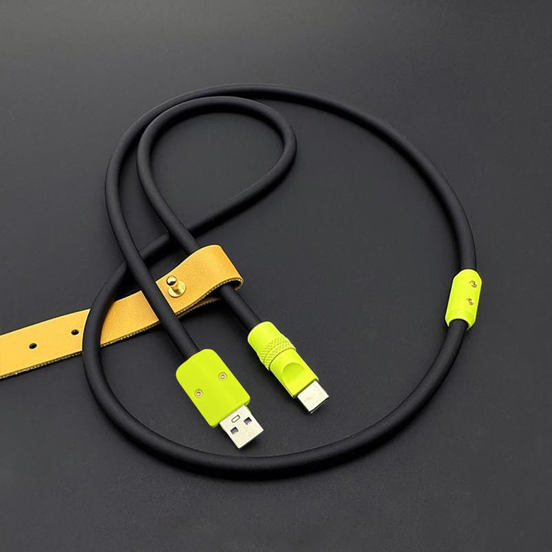 120W dopamin super yumşaq silikon məlumat kabeli Apple iPhone17 mobil telefonu Huawei Xiaomi USB sürətli şarj üçün uyğundur