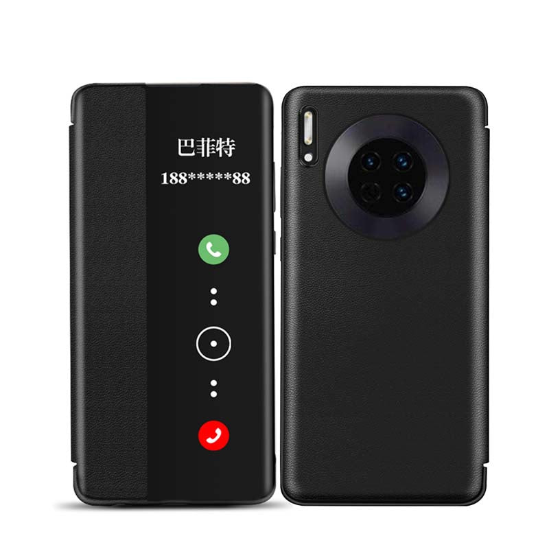 Yeni Huawei mate30 mobil telefon qutusu üçün uyğundur, hər şey daxil olmaqla 70 düşməyə qarşı mate30pro rəsmi 80 düz dəri 50 flip p40 mobil telefon qutusu 30rs Porsche 60 yüksək səviyyəli kişi mt30 yumşaq qabıq 5g xarici