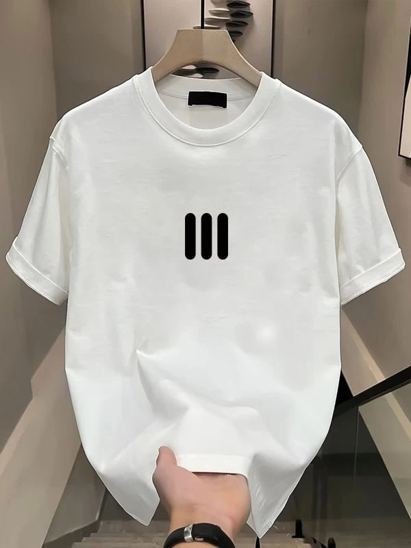 Kişilər üçün 100% pambıq çox yönlü qısaqol köynək 2026 yeni yay moda markası niş yüksək küçə Amerika boş top ins