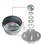 Toz Qapağı Qoşqu Avtomobil Ox Başlığı Təkər Baxımı Toz Qapağı Qoşqu Aksesuarları