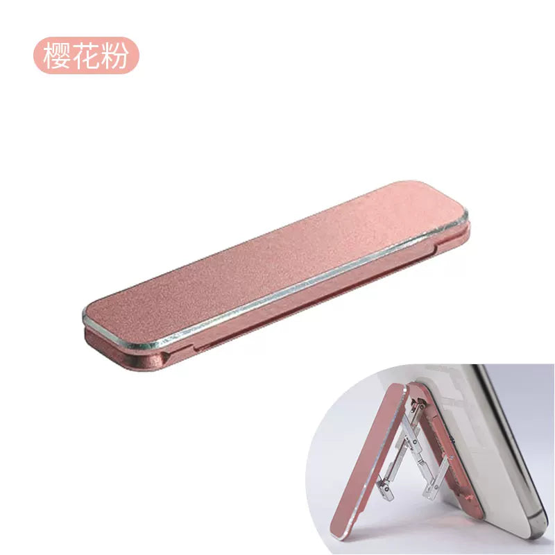 Alüminium ərintisindən görünməz masaüstü telefon tutacağı, tənbəl dəstək, arxa stiker, üzük tokası, maqnit qatlanan çoxfunksiyalı planşet