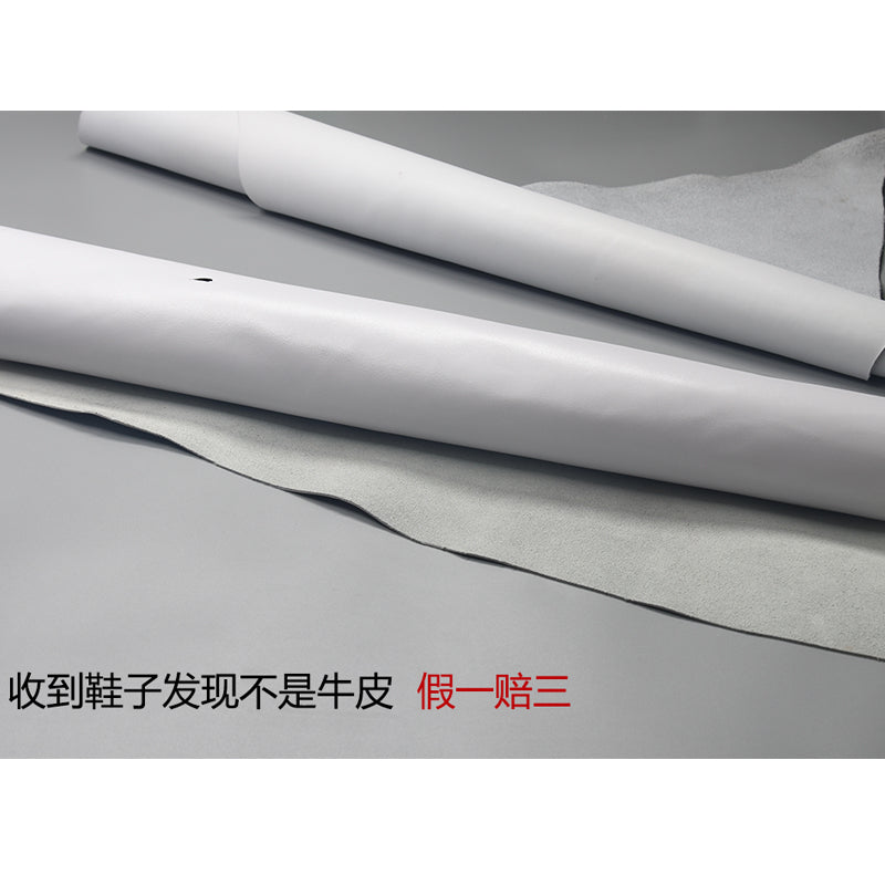 Qadın ağ dəri idman ayaqqabıları, 2025 yeni model, yaz və payız, yastı, çoxfunksiyalı, gündəlik, gizli paz formalı dabanla.