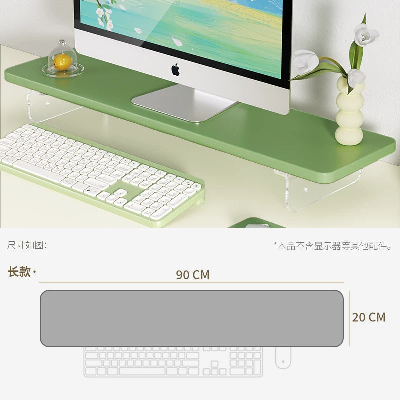 Sadə ins üslublu iş masası monitoru yüksək stend masa üstü monitoru qaldırılmış baza stolu masası genişləndirilməsi saxlama rəfi notebook ekran gücləndirici braket klaviatura saxlama rəfi