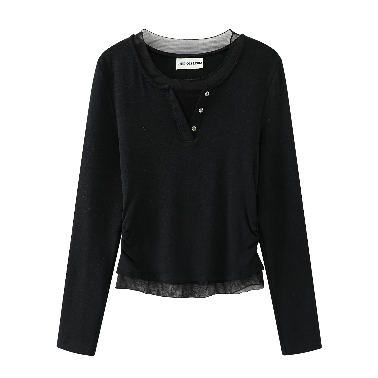 Cholisa-dan qadınlar üçün şık, uzunqol alt qatlı, payız və qış aylarında qat-qat geyinmək üçün mükəmməl olan köynək. Möhtəşəm və gözəl kiçik köynək!