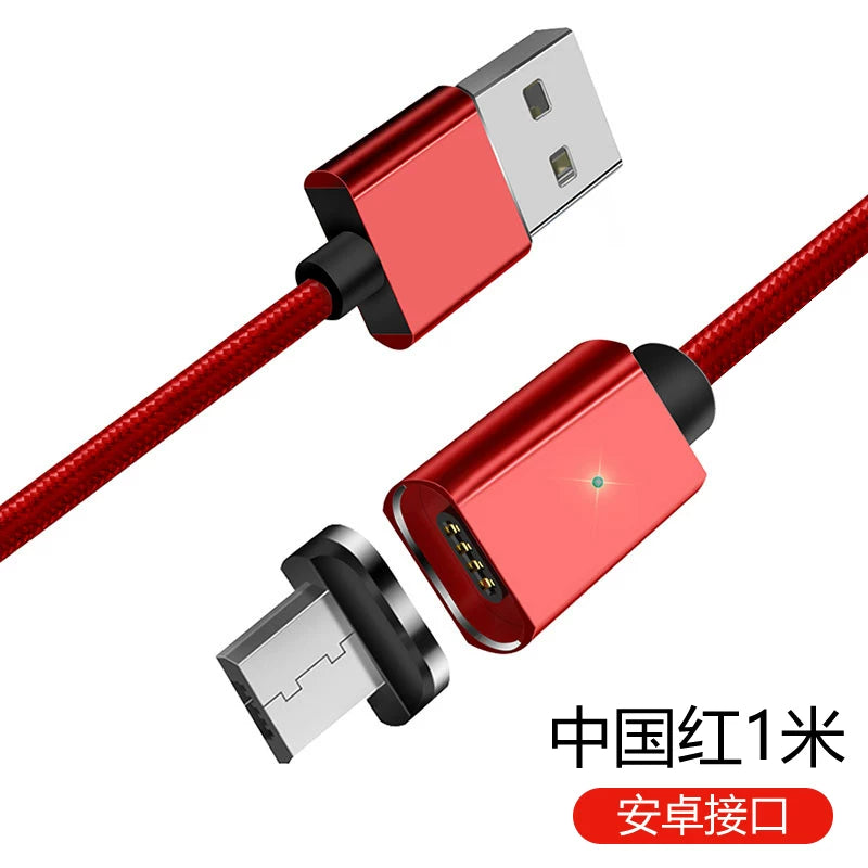 Maqnit məlumat kabeli 5a super sürətli doldurulan güclü maqnit başlıqlı flaş şarj cihazı Huawei və Apple üçün uyğun Android tip-c