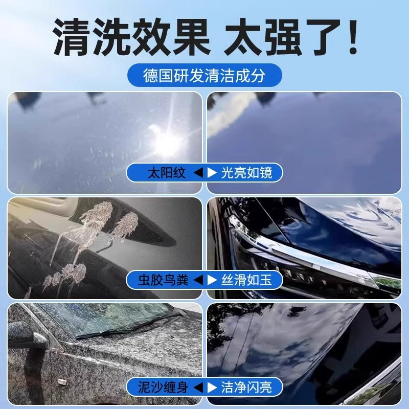 Alman avtomobil yuma maye su mumu yüksək köpük avtomobil xüsusi təmizləyici güclü dekontaminasiya mumu su ağ avtomobil təmizləmə mumu aləti