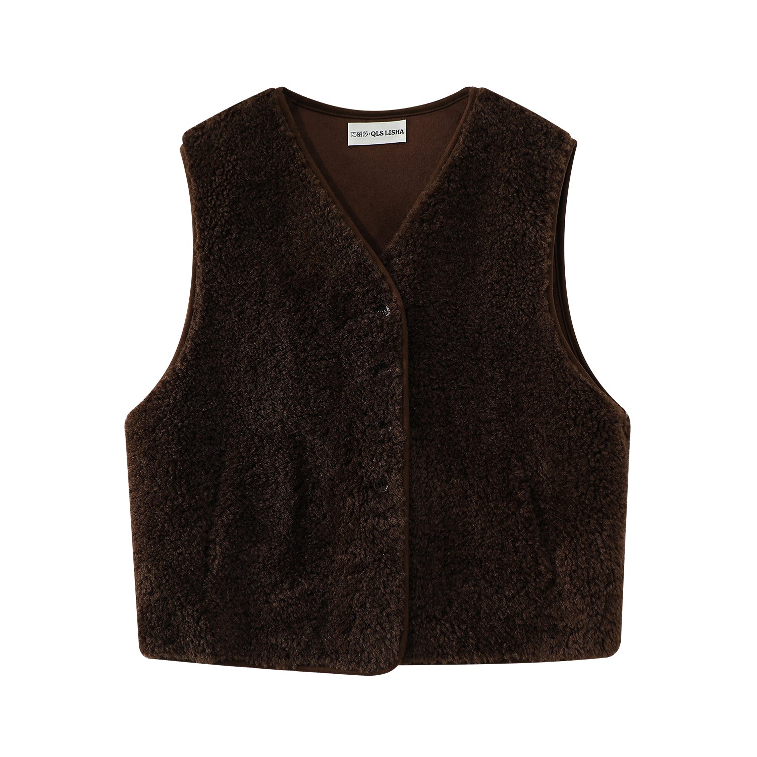 Cholisa Koreya üslubunda zolaqlı trikotaj dəsti, erkən qış üçün, şık və qatlı, Sherpa yun jiletli iki hissəli dəst