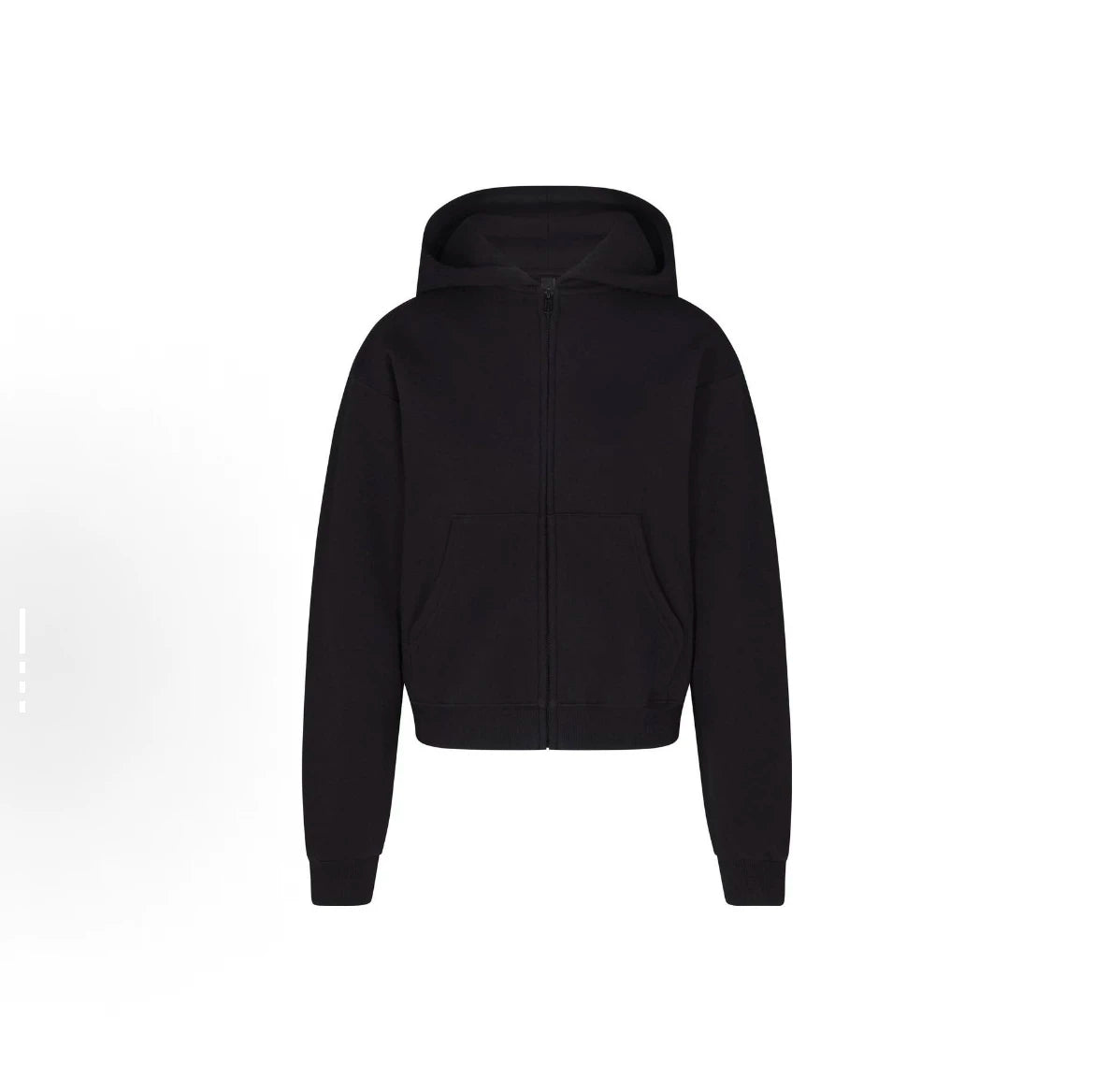 Orijinal Skims Payız/Qış Yeni Stil Kapüşonlu Fermuarlı Sweatshirt Qadınlar üçün Təsadüfi Dəst, Kardashian İkiqat Bel Düz Ayaqlı Şalvar