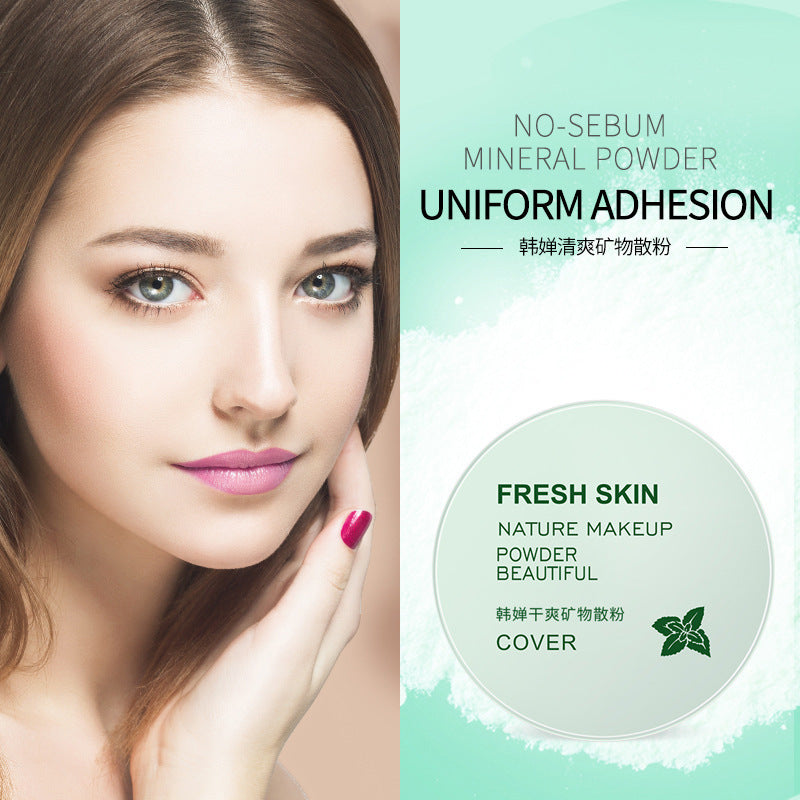 Makiyaj Mat Toz Pudra Üz Gizlədici Dəri Son Pudrası