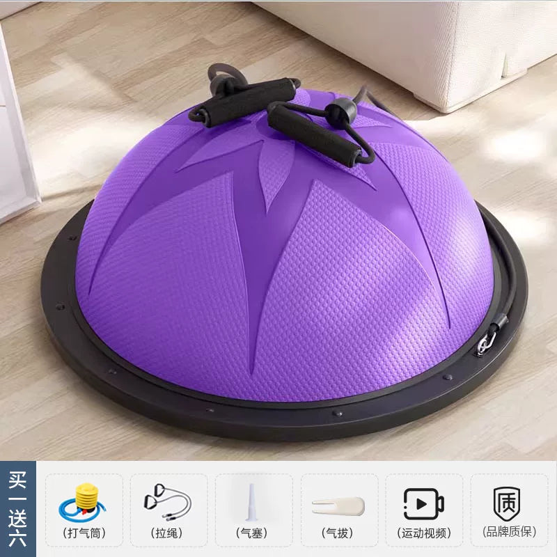 Dalğa sürət topu yarımdairəvi tarazlıq yoga topu ev fitness Pilates uşaq atlama topu atlama sensorlu məşq avadanlığı
