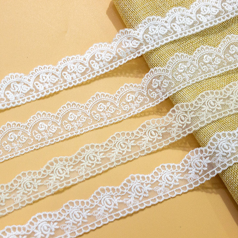 WB0174 Zərif qızılgül diy əl işi krujeva aksesuarları ev tekstili parça alətləri aksesuarları mesh tikmə